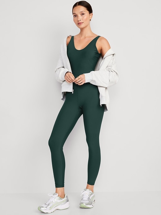 Image number 3 showing, PowerSoft Sleeveless 7/8 Bodysuit