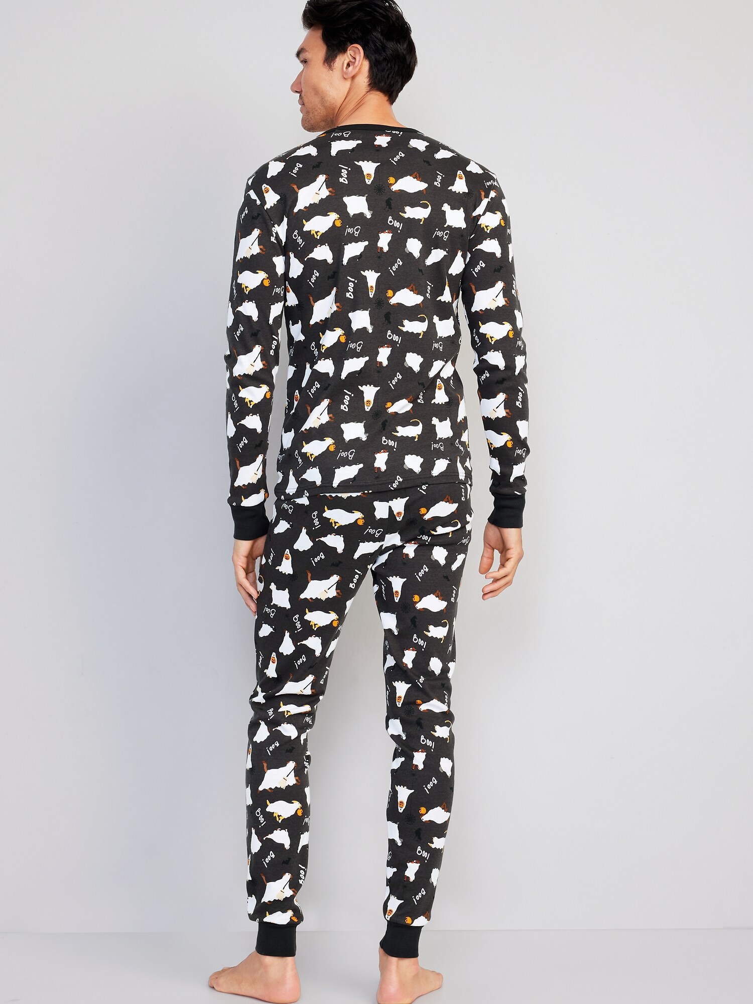 Pantalon Pyjama Halloween Citrouilles - Homme, Confortable, Poches, Taille élastique, Lavable Machine