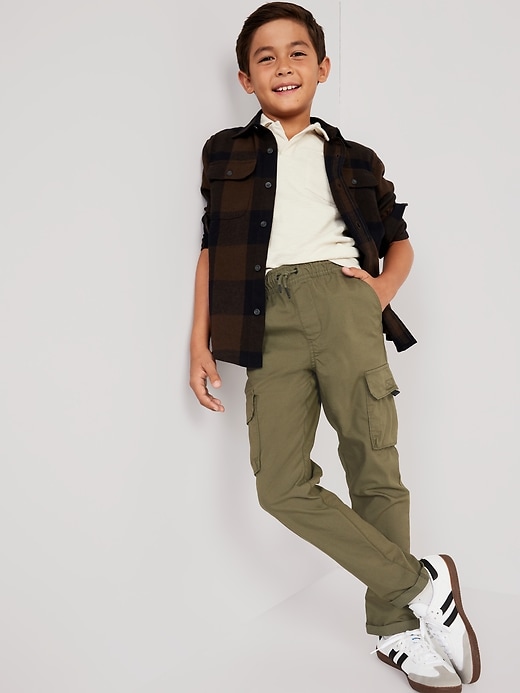 Image number 3 showing, Built-In Flex Tapered Tech Cargo Pants for Boys