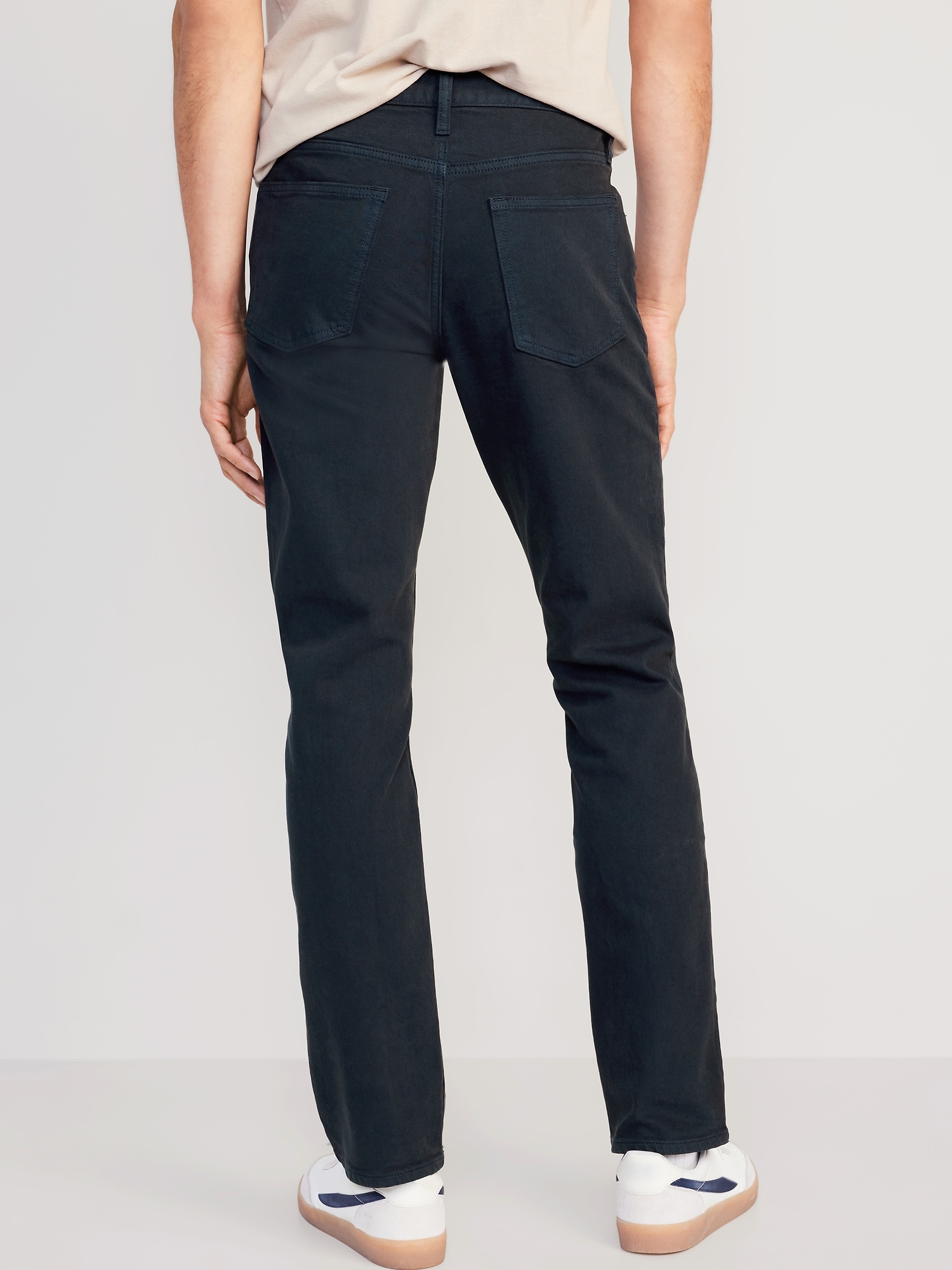 Straight Built-In Flex Twill Five-Pocket Pants