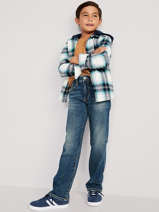 Image number 3 showing, Straight 360° Stretch Jeans for Boys
