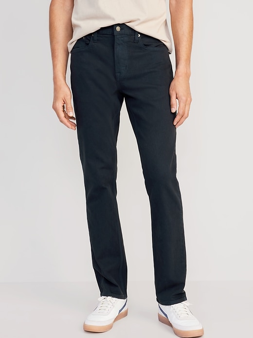 Image number 1 showing, Straight Five-Pocket Pants