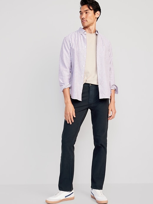 Image number 3 showing, Straight Five-Pocket Pants