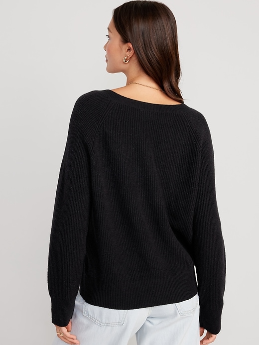 SoSoft Loose V-Neck Sweater | Old Navy