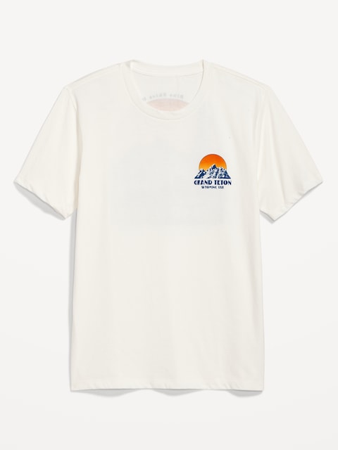 T-shirt ultra-doux ras du cou à imprimé pour Homme