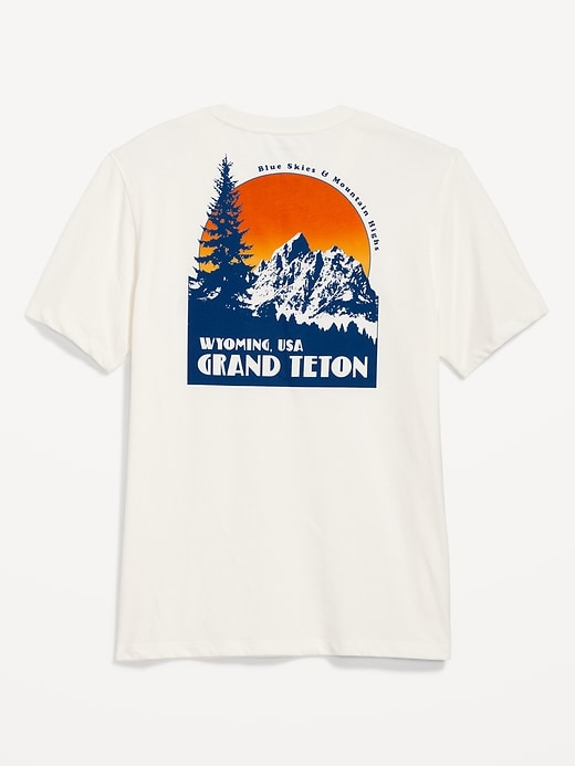 View large product image 2 of 2. Soft-Washed Crew-Neck Graphic T-Shirt