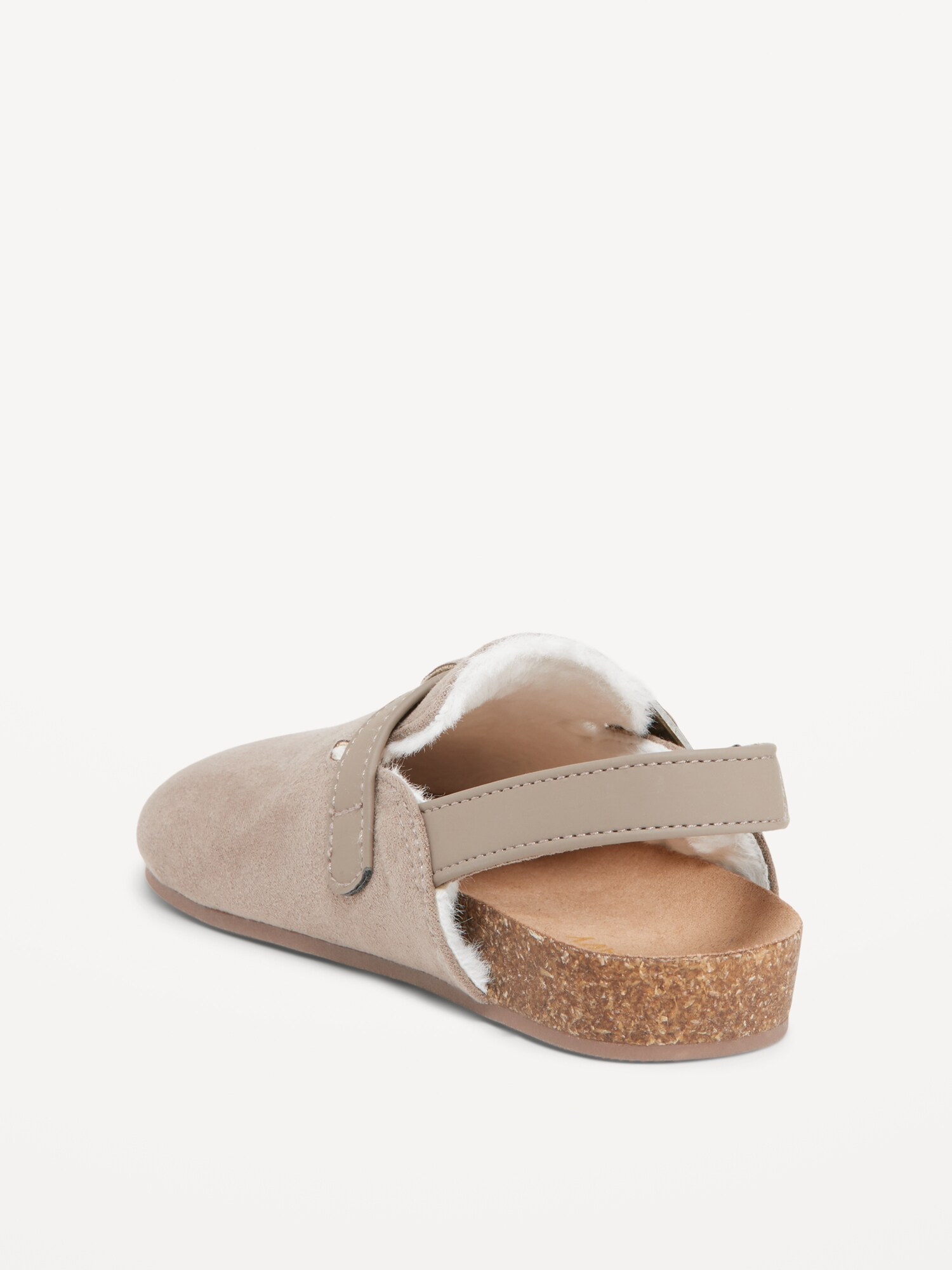 Faux Suede Faux Fur Lined Clog Shoes for Toddler Girls Old Navy