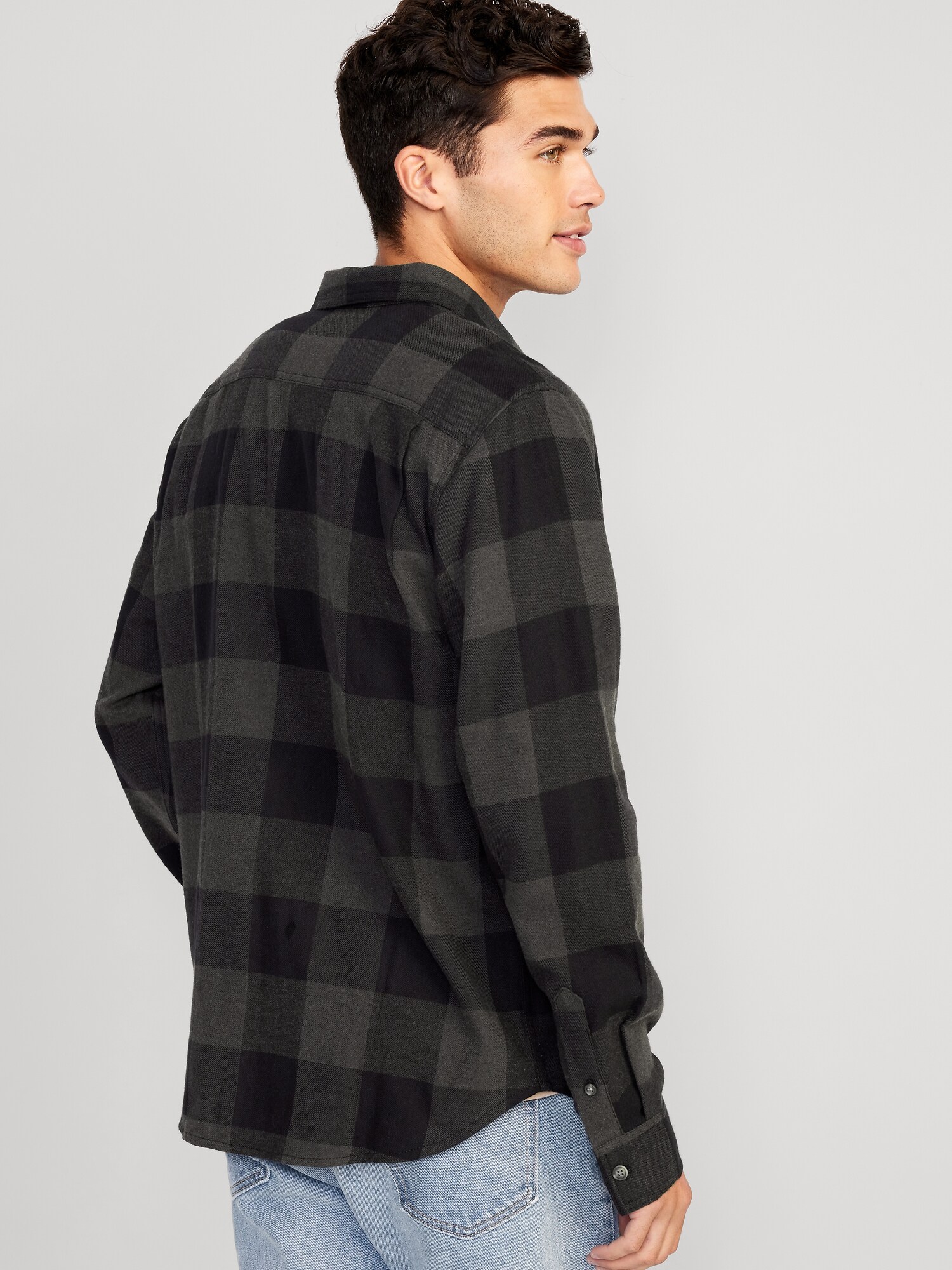DoubleBrushed Flannel Shirt Old Navy
