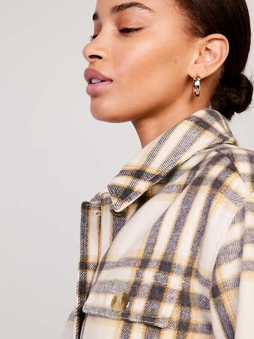 Image number 4 showing, Oversized Soft-Brushed Shacket