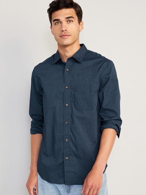 Regular-Fit Built-In Flex Everyday Shirt