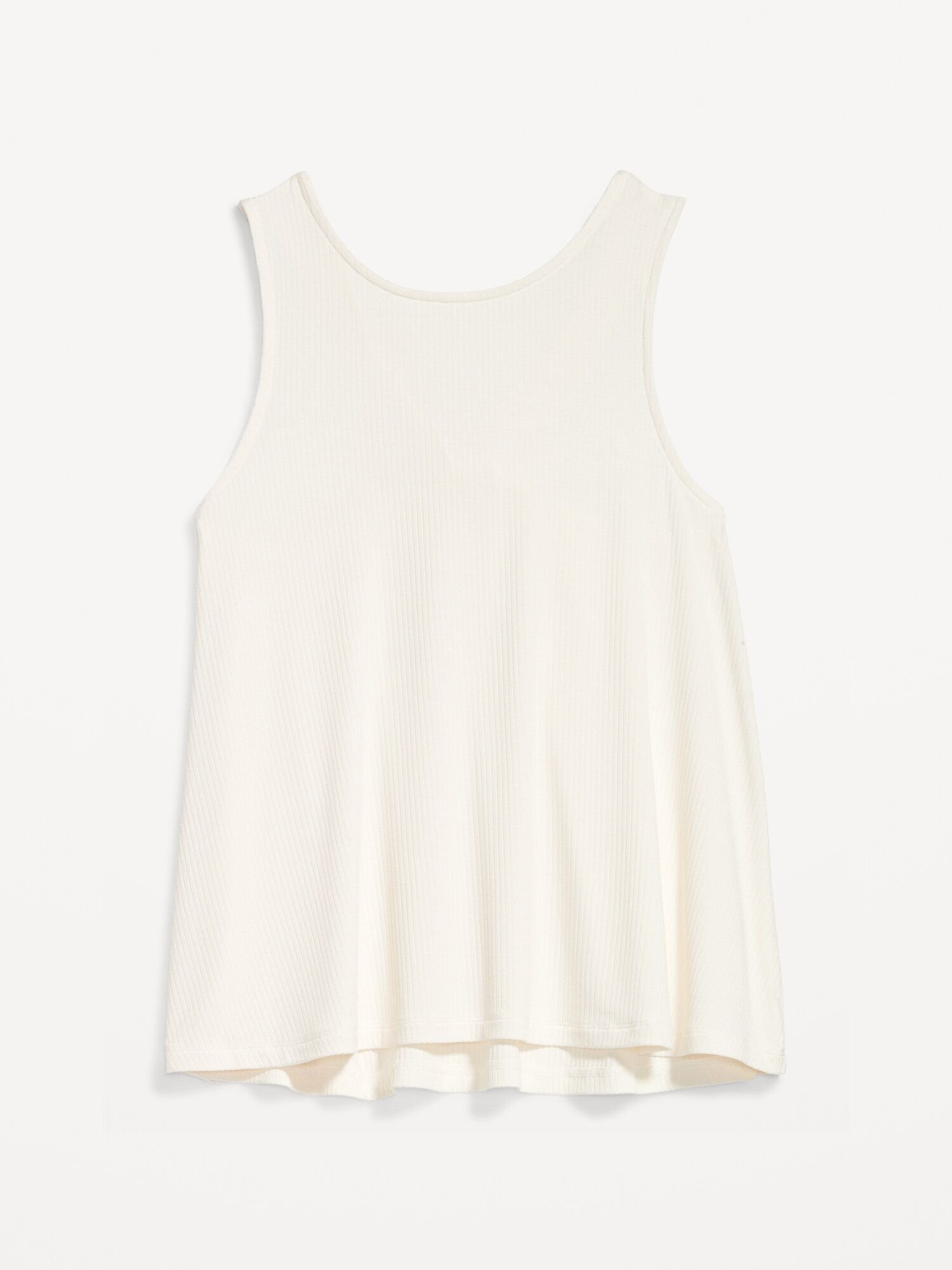 Luxe High-Neck Twist-Back Tank Top