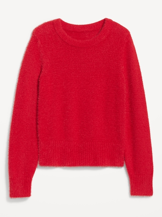 Red & Cream Eyelash Sweater - For The Love Of Glitter