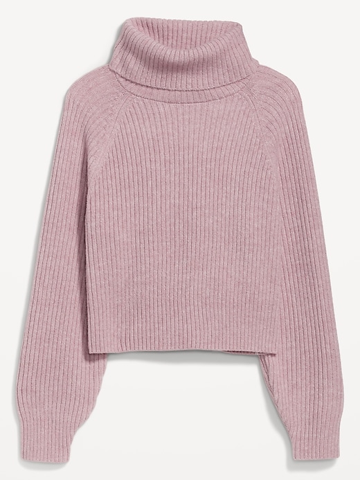 Crop Turtleneck Sweater Brobei