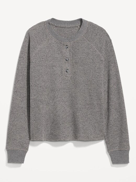 knit shirt theory weekend waffle knit henley pullover