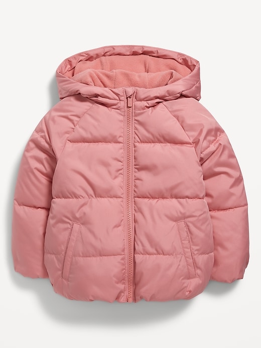 pink puffer jacket old navy