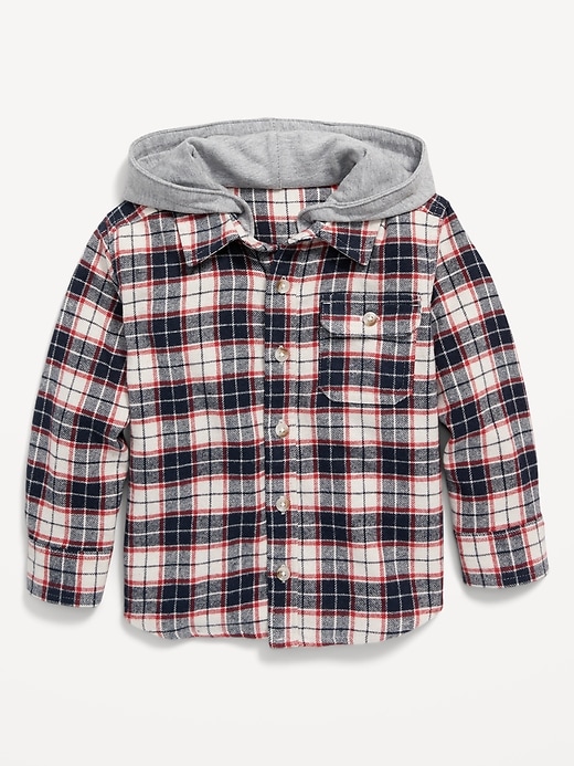 Boys 2025 flannel hoodie