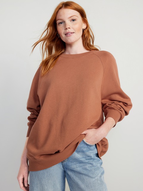 Oversized Vintage Tunic Sweatshirt