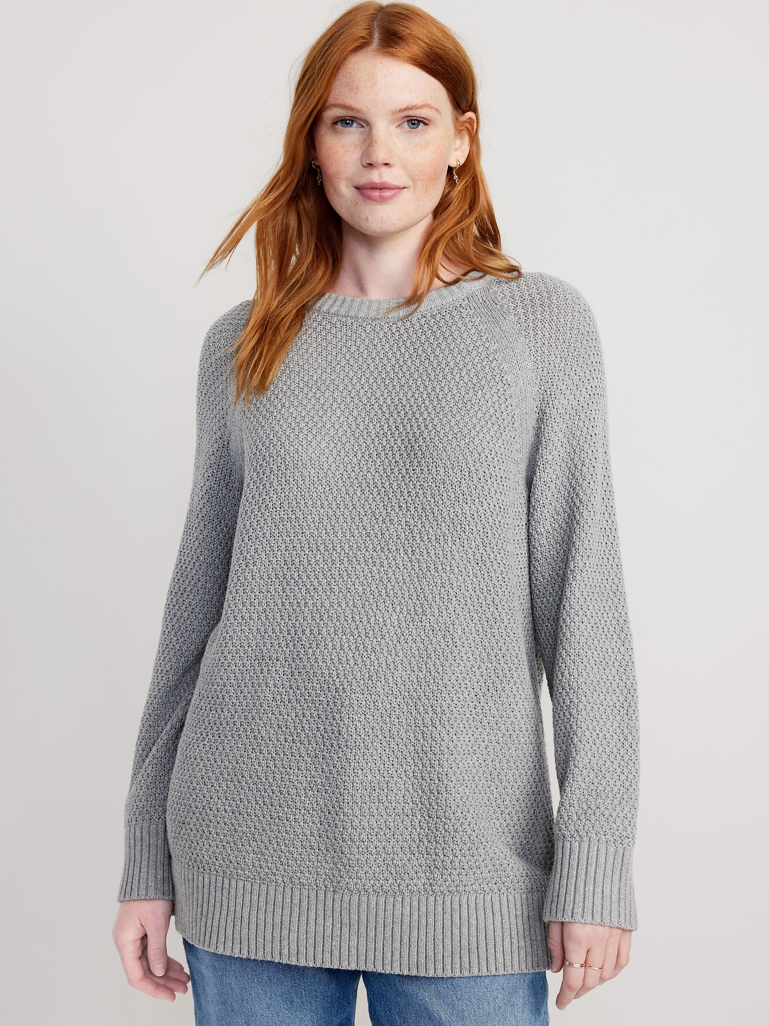 Textured Pullover Tunic Sweater for Women | Old Navy