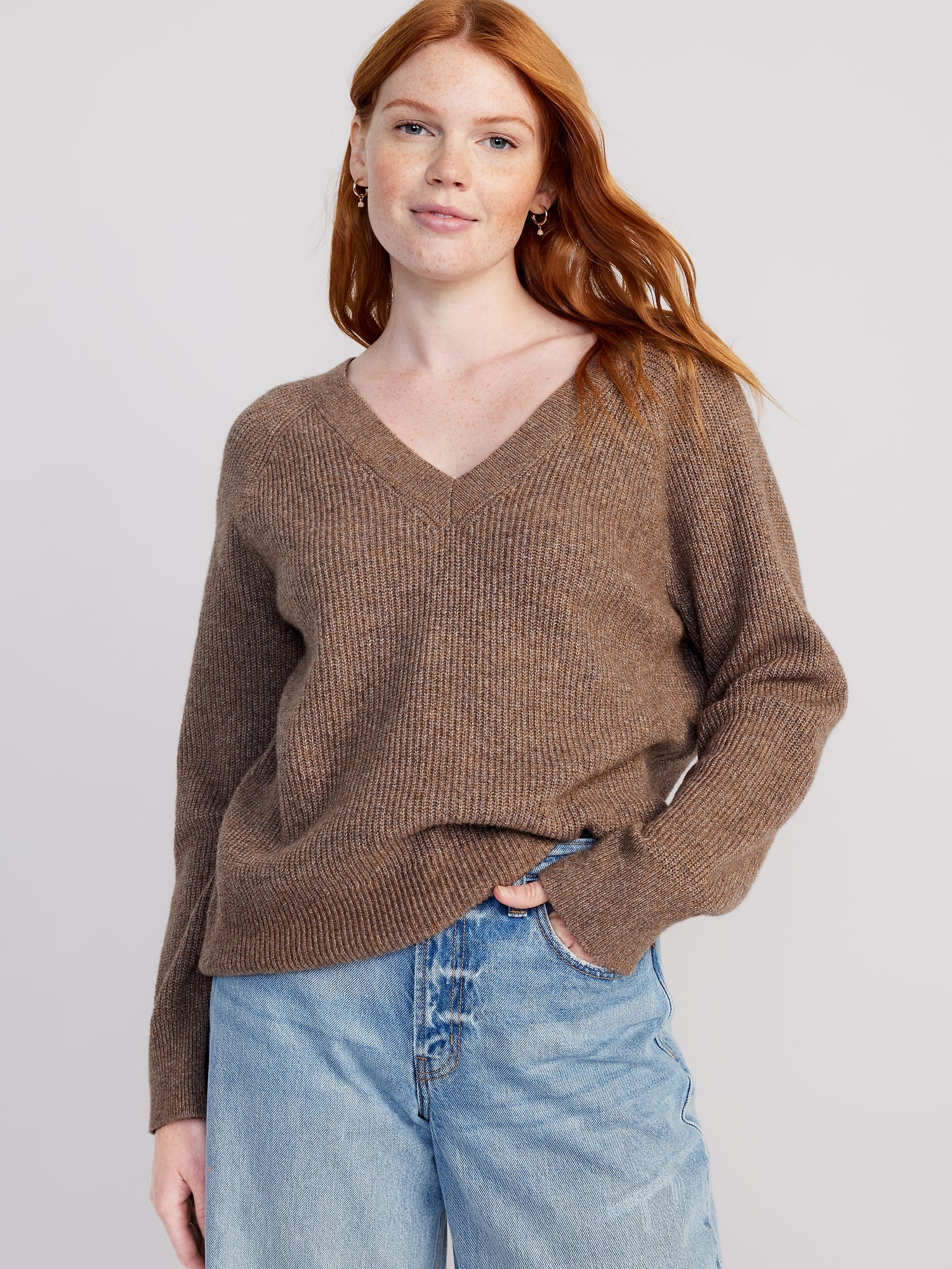 SoSoft Loose V-Neck Sweater