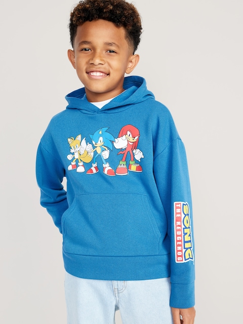 Gender-Neutral Licensed Pop-Culture Pullover Hoodie for Kids - Wii