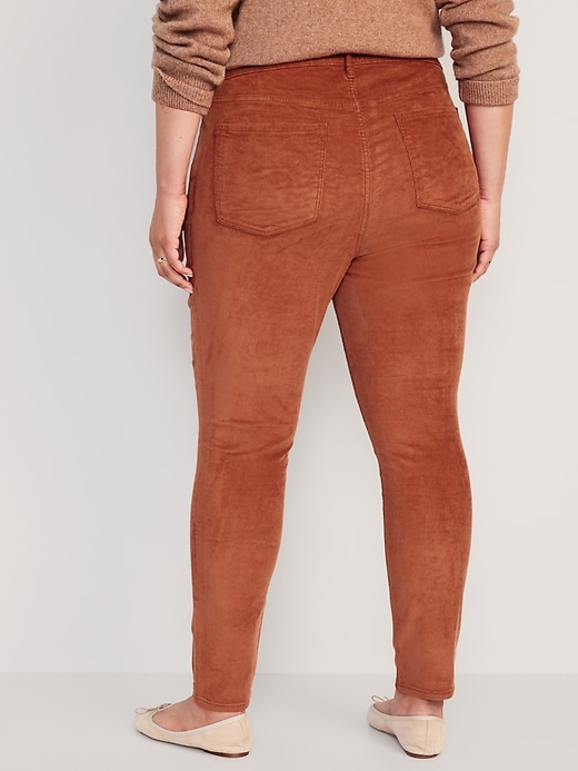 Image number 8 showing, High-Waisted Rockstar Super-Skinny Corduroy Pants