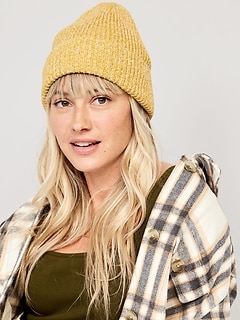 Gender Neutral Wide Cuff Beanie Hat for Adults