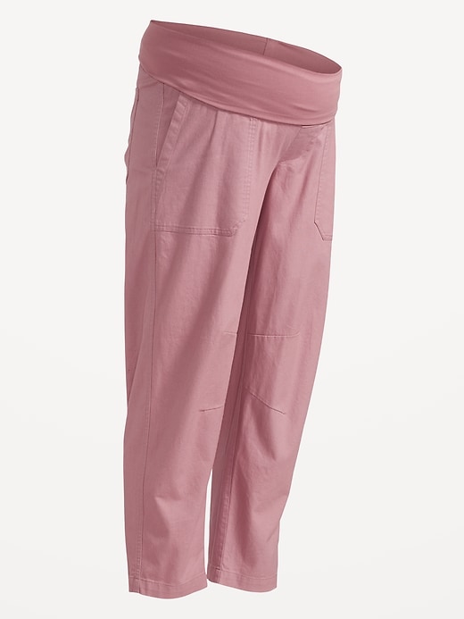 Old Navy Maternity Rollover Waist Jogger Sweatpants - ShopStyle Pants