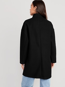 Longline cardigan coat sale