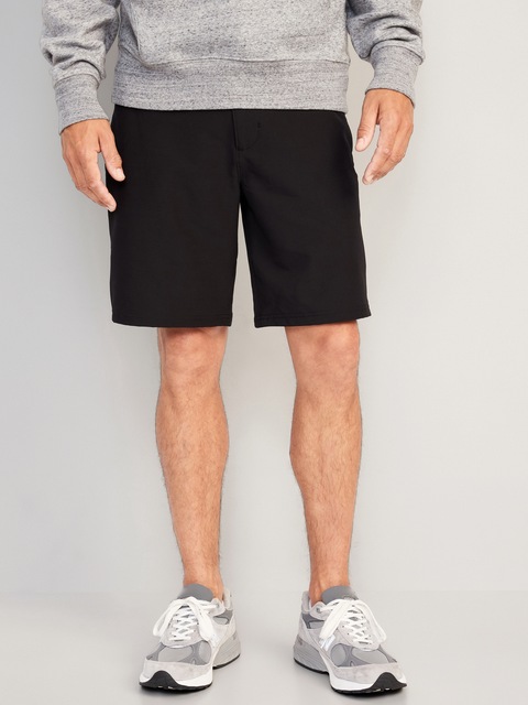 StretchTech Water-Repellent Chino Shorts - Black