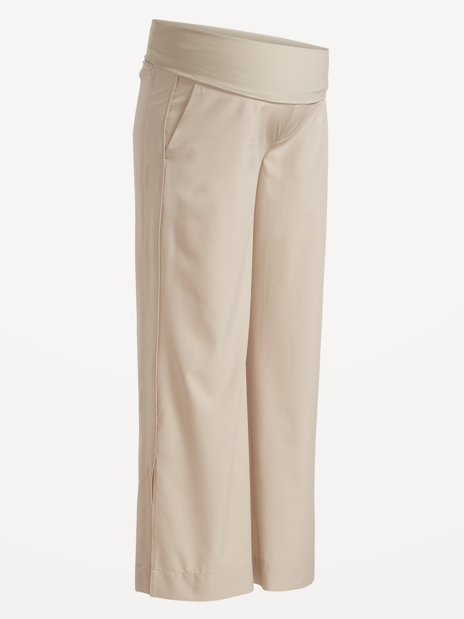 Old Navy Maternity Rollover-Waist StretchTech Trouser Pants