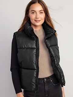 Quilted Puffer Vest for Women