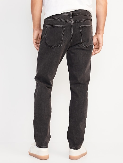 Image number 5 showing, Relaxed Slim Taper Built-In Flex Black Jeans