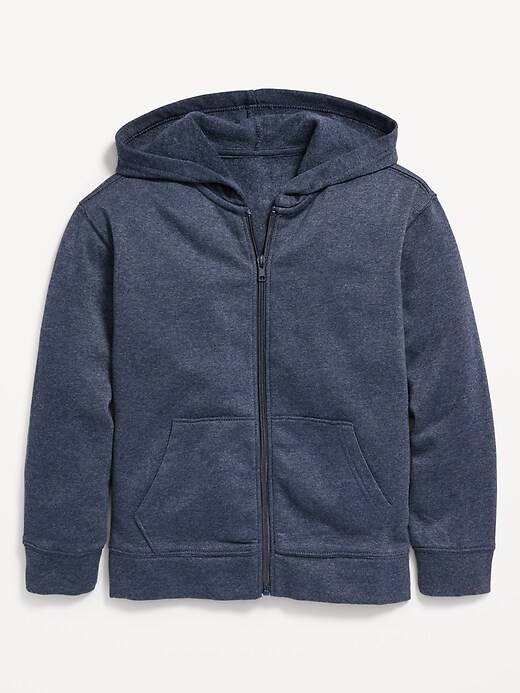 View large product image 1 of 2. Solid Fleece Zip Hoodie for Boys