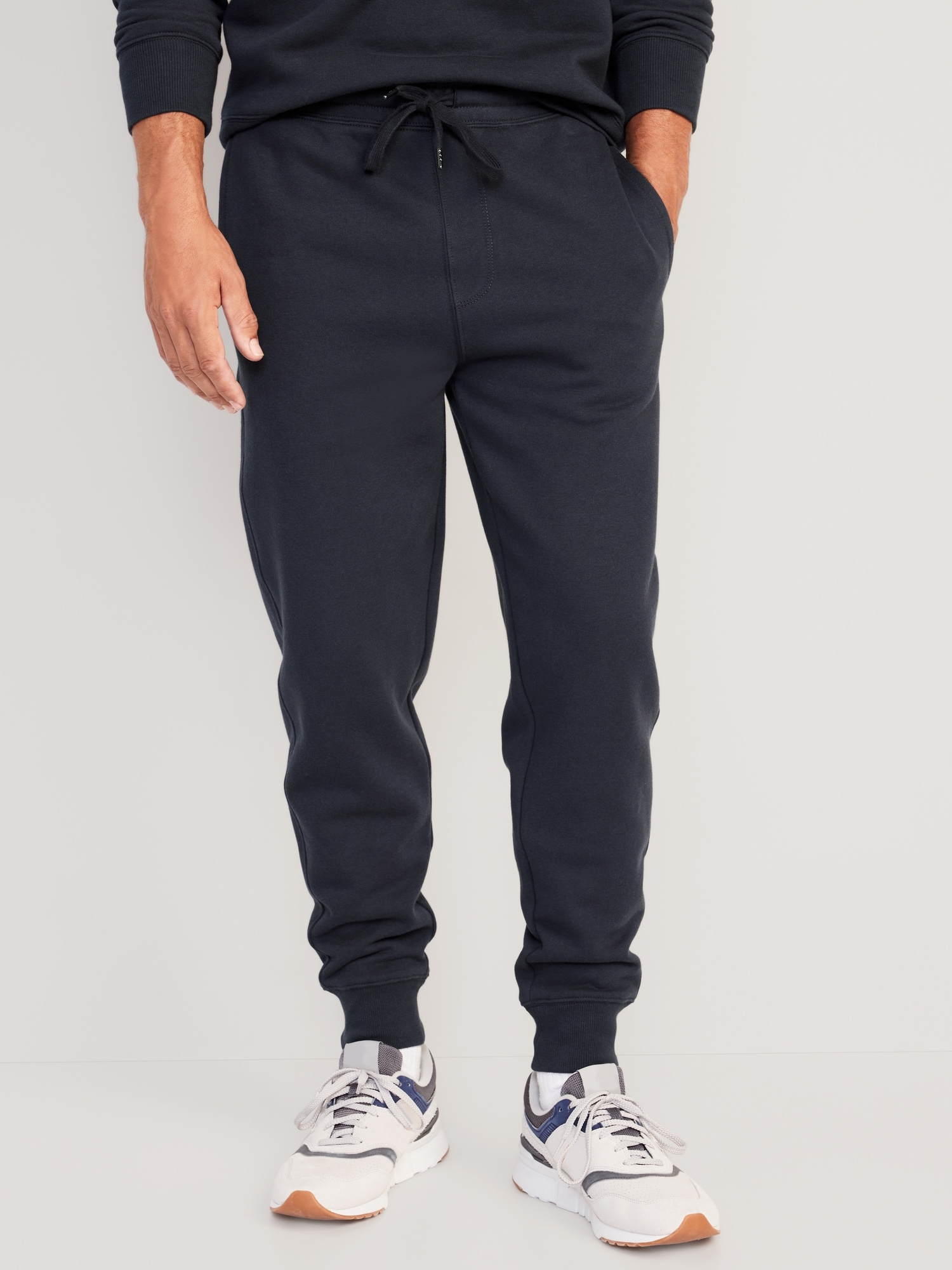 Old Navy Fleece Zip-pocket Jogger Sweatpants For Men (HerringBone)