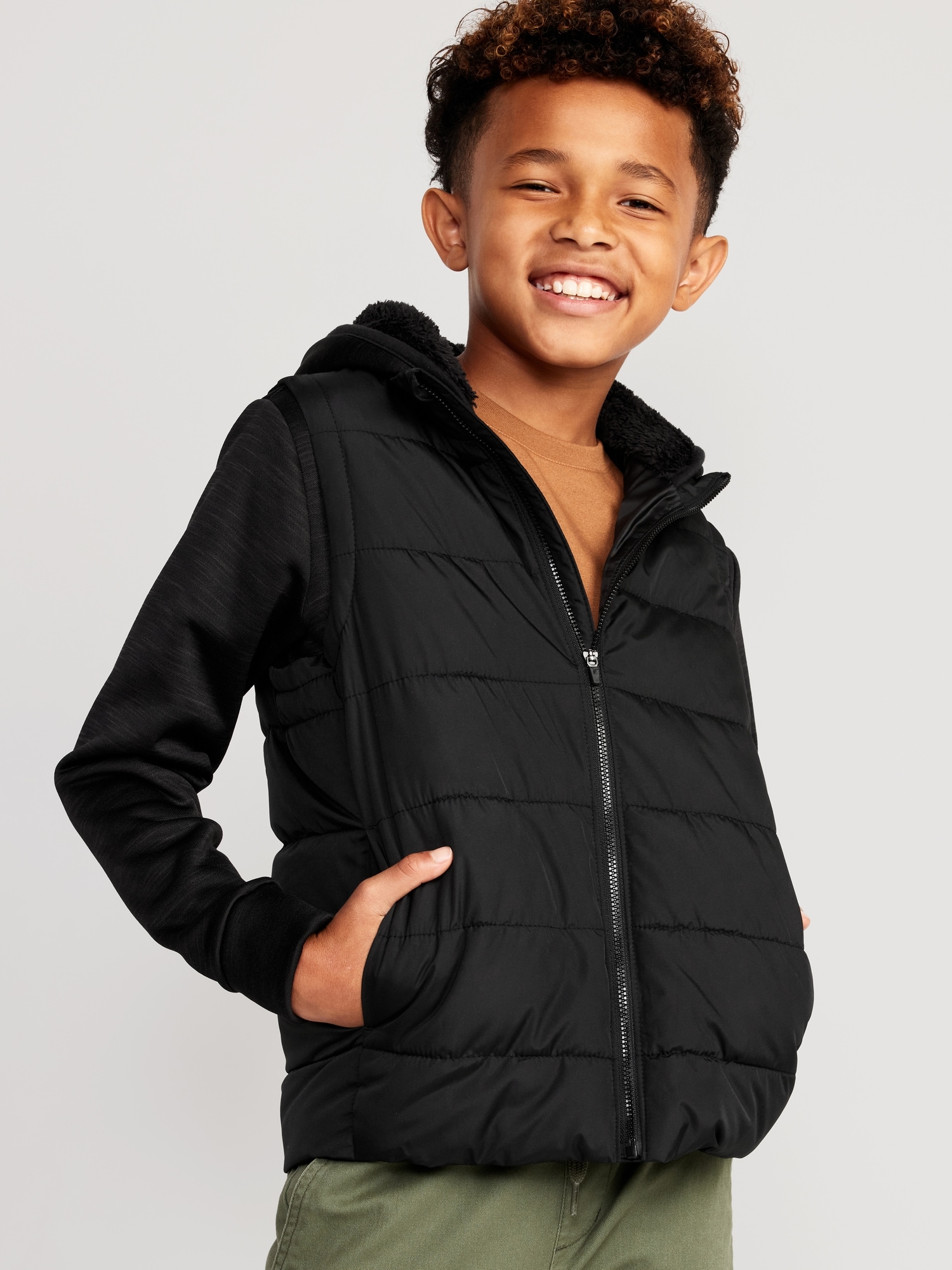 Boys hooded outlet jacket