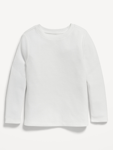 Unisex Long-Sleeve Thermal-Knit T-Shirt for Toddler