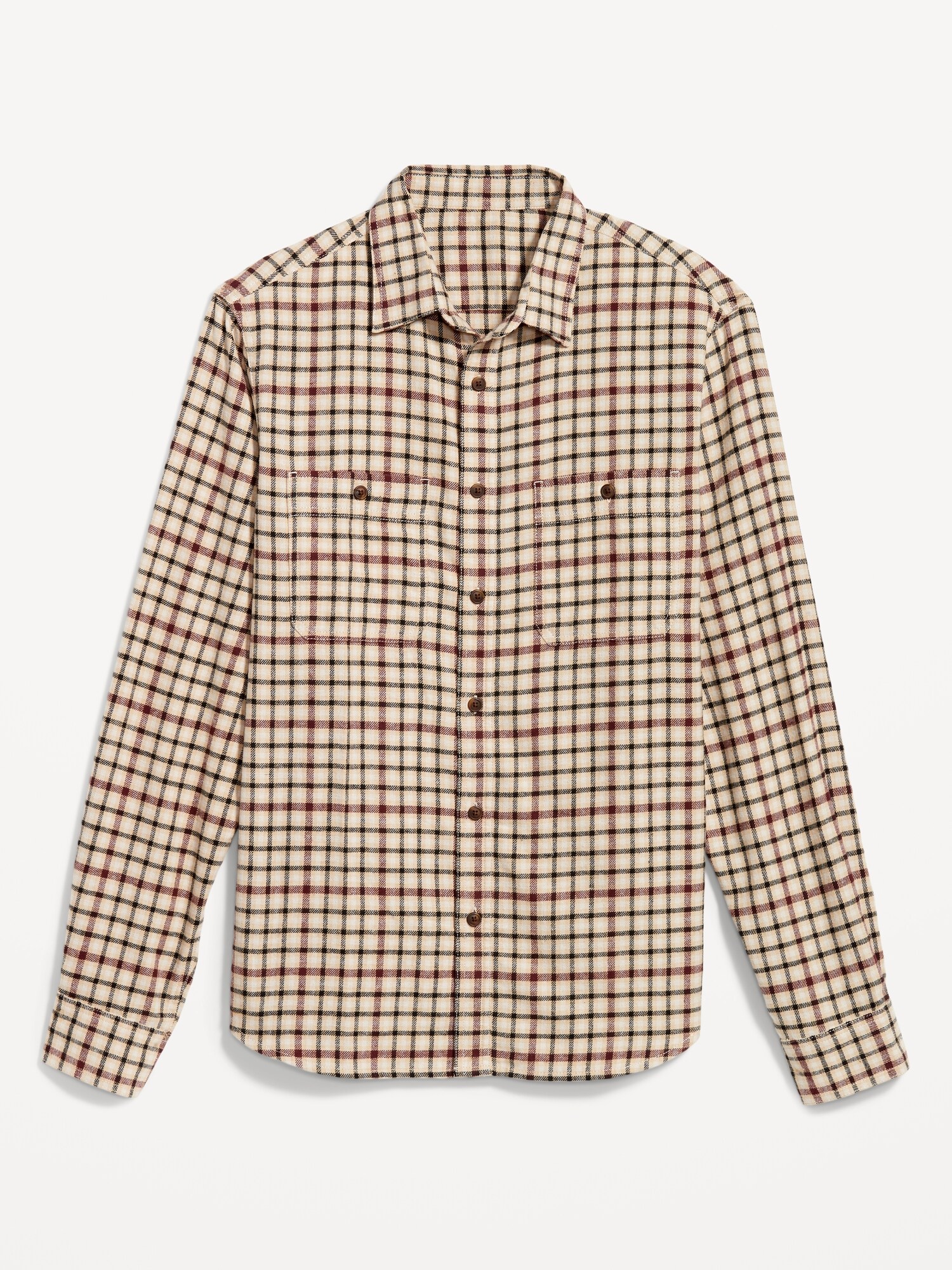 Chemise St. John's Bay Homme 2XL – Flanelle Brossée à Carreaux – Occasion TBE