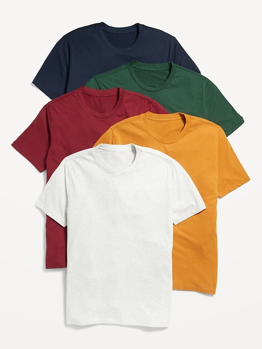 SoftWashed Solid TShirt 5Pack for Men Old Navy