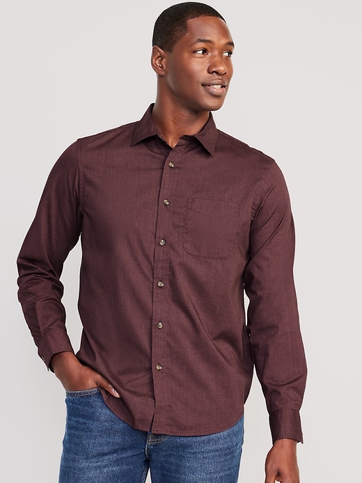 Image number 1 showing, Regular-Fit Built-In Flex Everyday Shirt