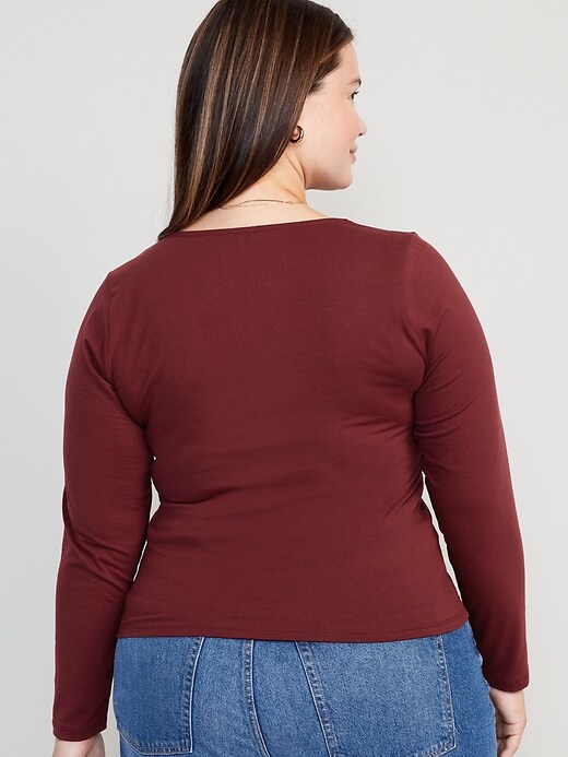 Fitted Twist-Front Top | Old Navy