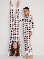 MyFav Matching Family Pajamas Sets Christmas Pjs with Letter and Plaid Long  Sleeve Jammies,Black,Women-XS at  Women's Clothing store