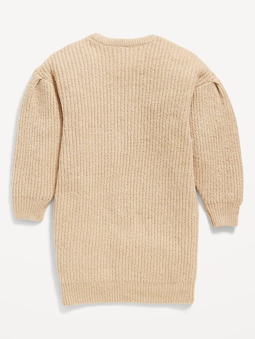 View large product image 2 of 2. Cocoon Crew-Neck Sweater Dress for Toddler Girls