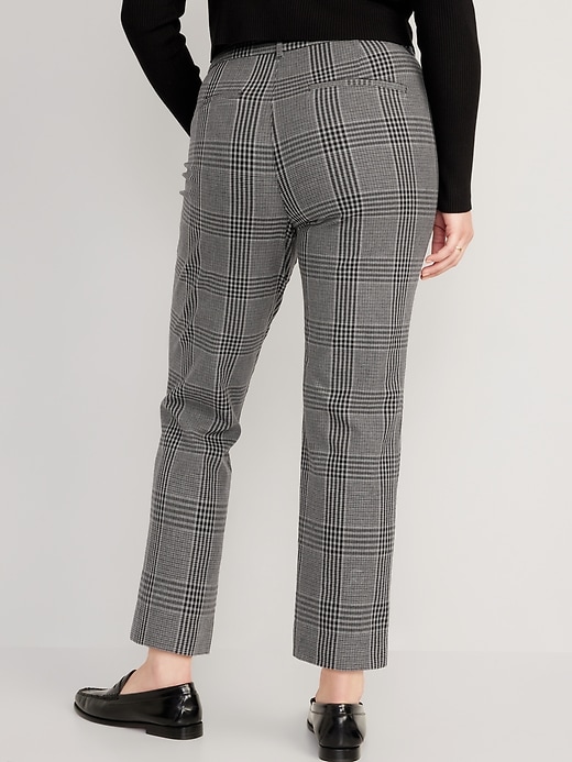 Image number 6 showing, High-Waisted Pixie Straight Ankle Pants