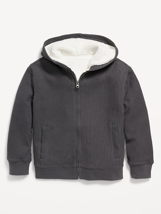 Boys fashion sherpa sweater