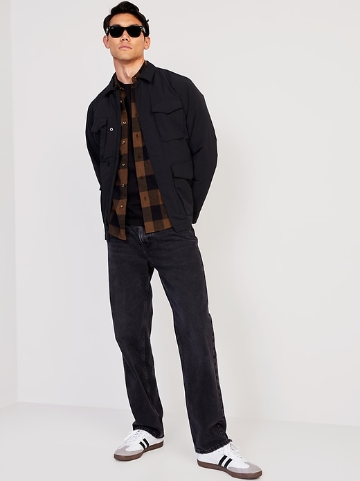 L'image numéro 3 présente Chemise en flanelle à double brossage pour Homme