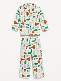 View large product image 3 of 4. Unisex Printed Pajama Set for Toddler & Baby