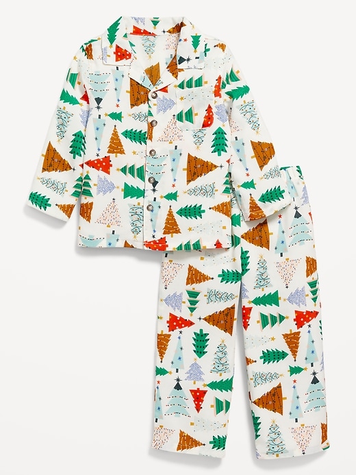View large product image 2 of 4. Unisex Printed Pajama Set for Toddler & Baby