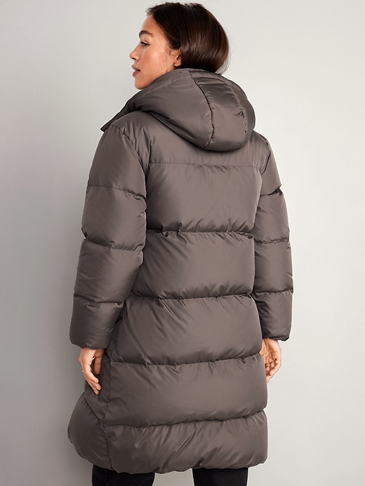 Long Down Filled Puffer Jacket for Women Old Navy