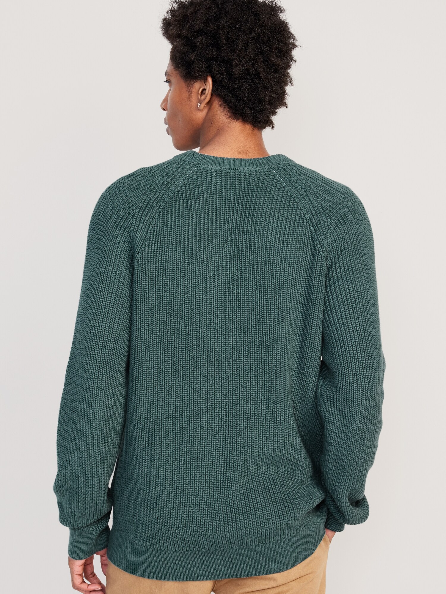 CrewNeck ShakerStitch Sweater Old Navy
