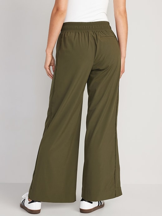 Image number 2 showing, High-Waisted StretchTech Wide-Leg Pants